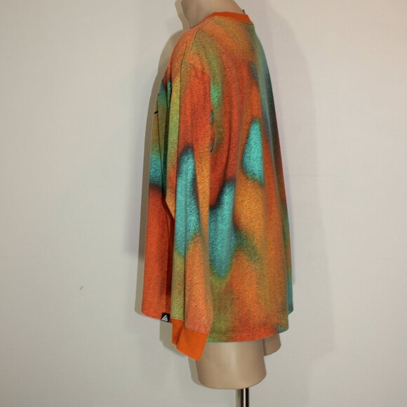 Nike ACG Snowdrift All-Over Printed Long sleeve T-Shirt #DV9663 - 719 size XL - Picture 7 of 9